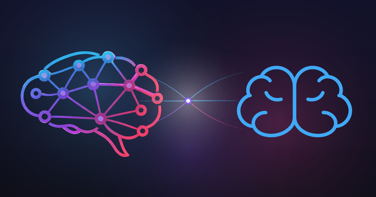The NeuralGraph mark and the MiniMinds brain, joined by converging strands of light